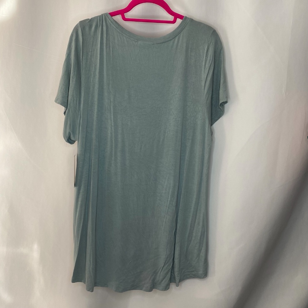 Blue/Gray Christy Tunic, 2XL, NWT - Picture 3 of 4